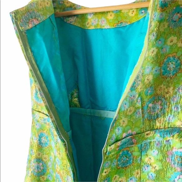 Vintage 1960s maxi dress flower power mod Floral - Picture 5 of 11